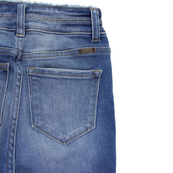 KanCan High Waist Frayed Distressed Ankle Jeans 1 - Picture 12 of 13